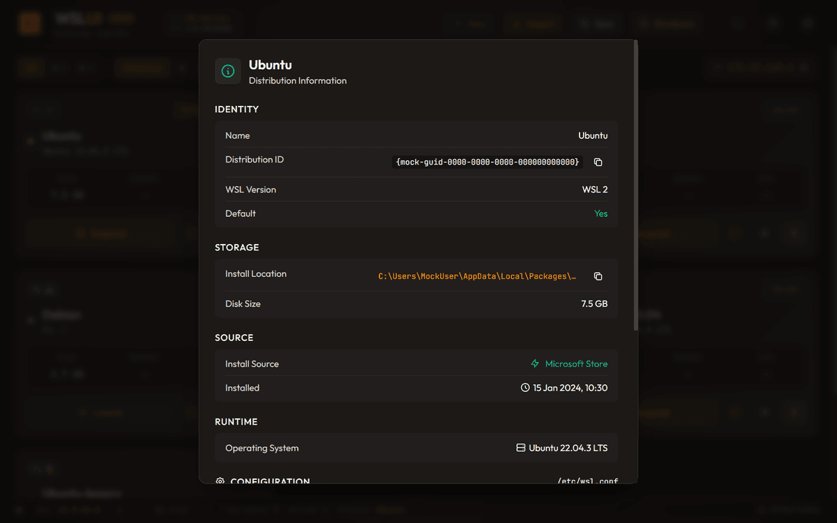 Distribution Info