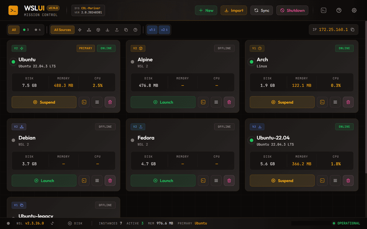 Filter Controls