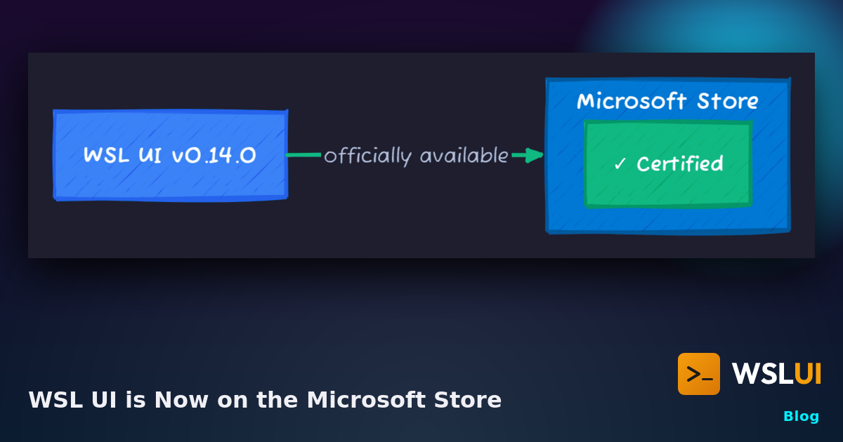 WSL UI is Now on the Microsoft Store | WSL UI
